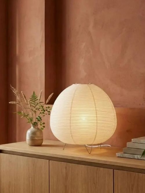 Japandi Rice Paper Table Lamp