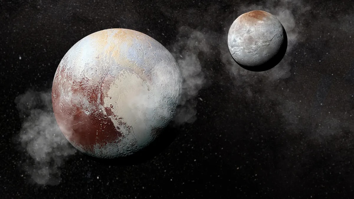 How Pluto captured its largest moon Charon with a 10-hour icy 'kiss'