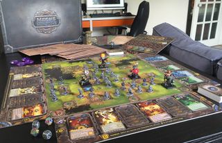 A leaked photo of an upcoming LoL-themed board game.