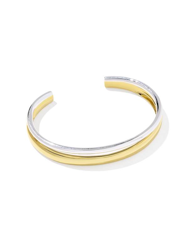 Meg Mixed Metal Double Cuff Bracelet&amp;nbsp;