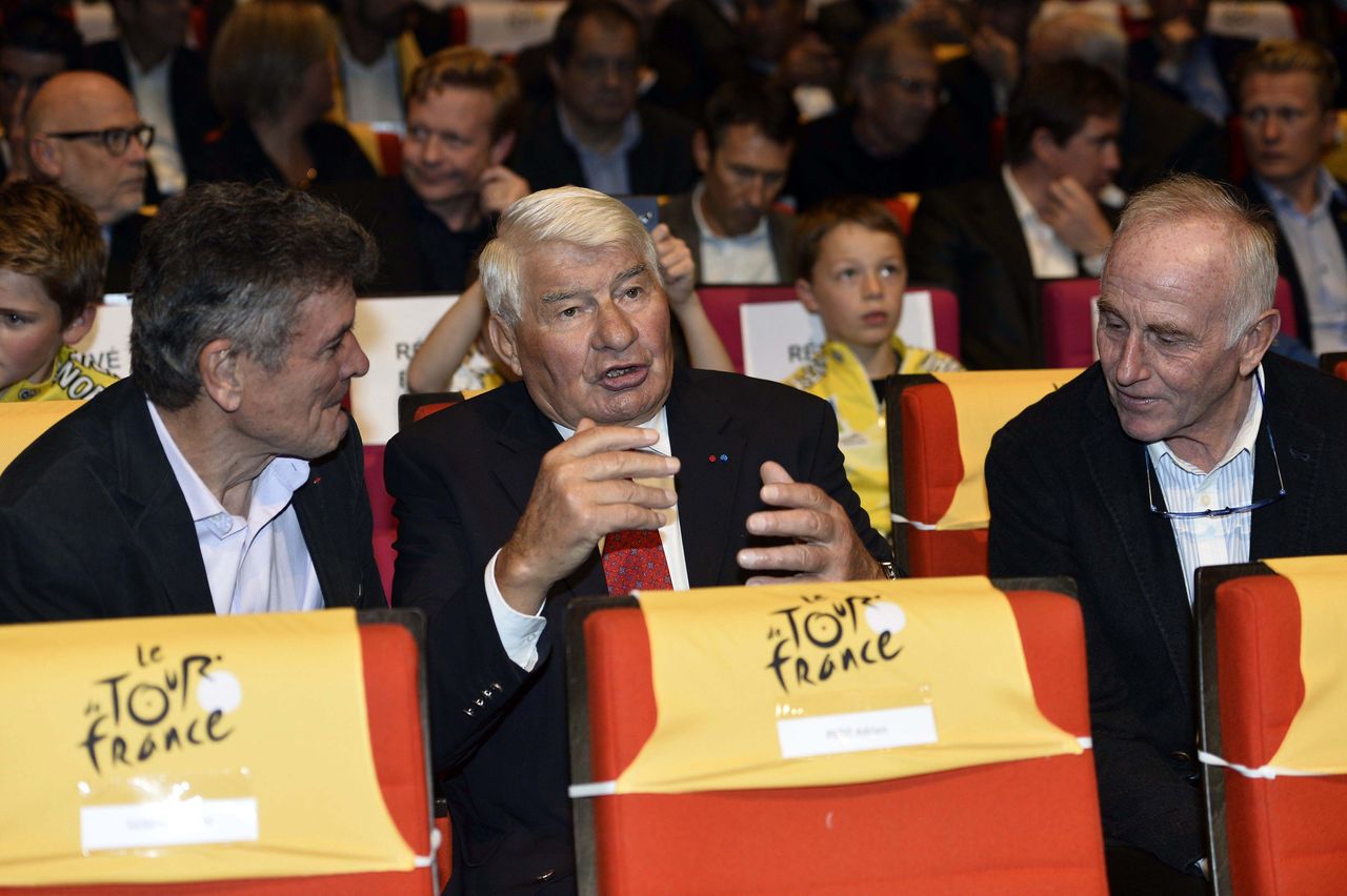 French legend Raymond Poulidor at the route presentation