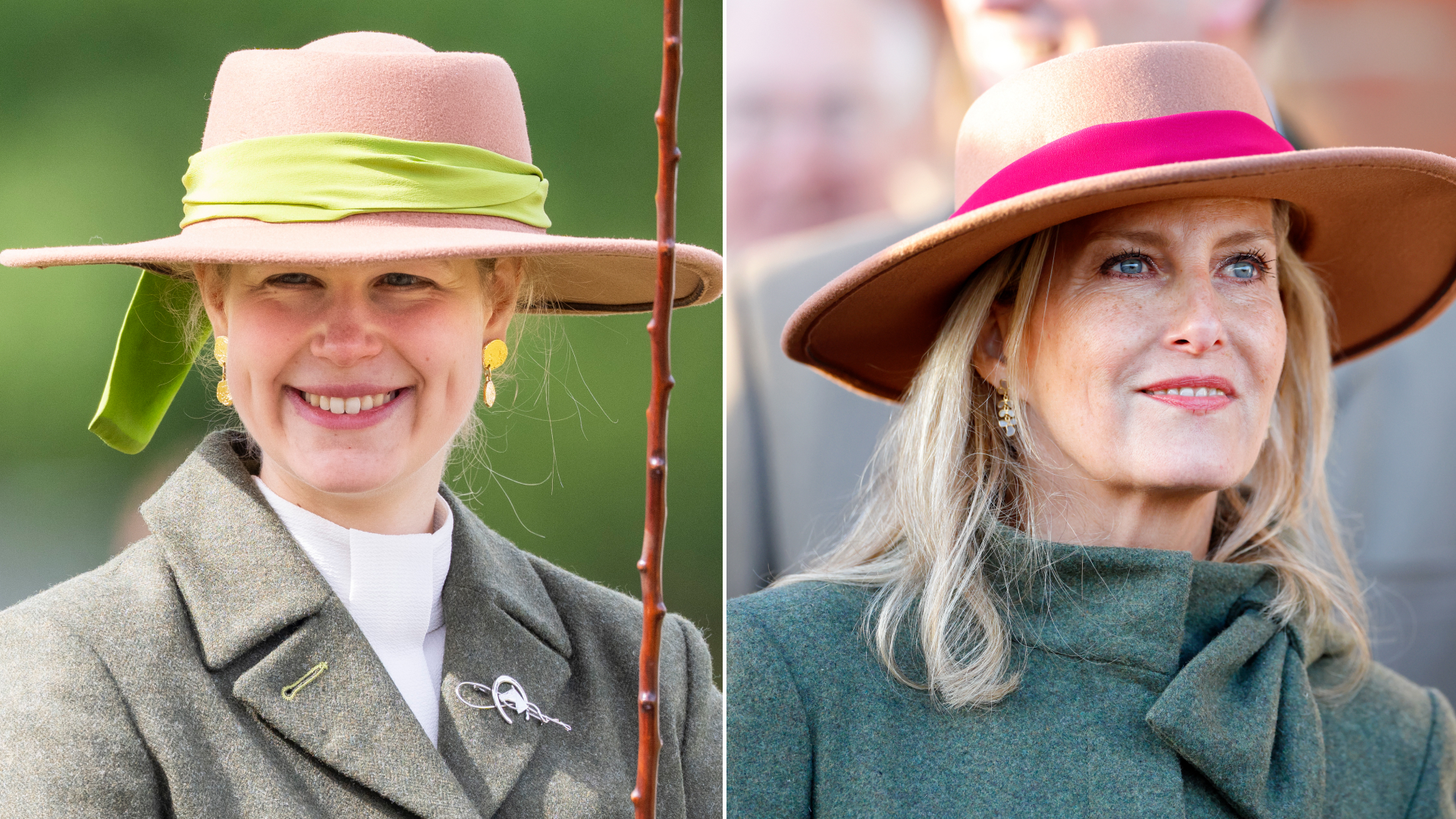 Lady Louise borrows mom Duchess Sophie's hat and adds her own twist to the item
