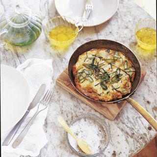 Asparagus and Goat's Cheese Frittata
