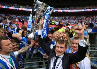 Huddersfield won promotion to the Premier League by beating Reading in the play-off final at Wembley in 2017