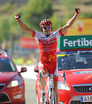David Moncoutie wins, Vuelta a Espana 2010, stage 8