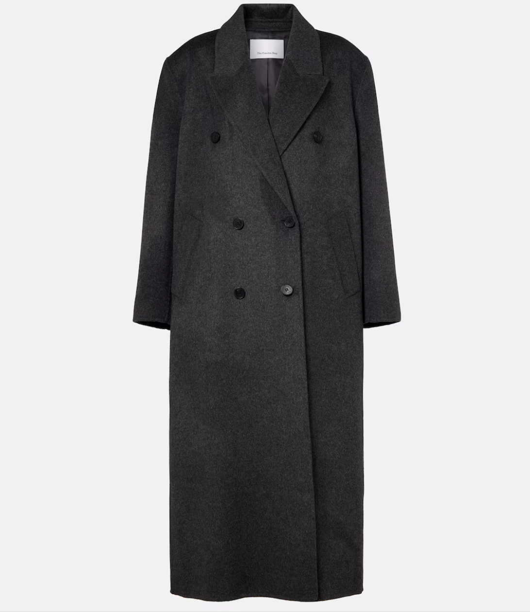 The Frankie Shop, Gaia Double-Breasted Wool-Blend Coat