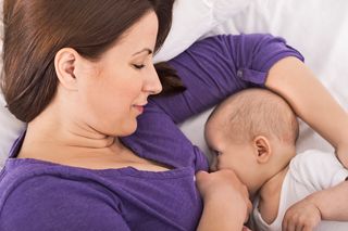 Breastfeeding baby