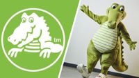Crocs logo and. new mascot