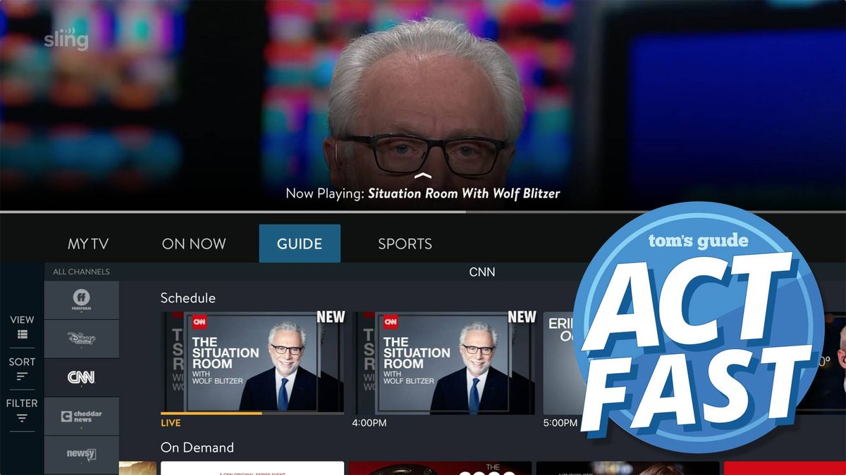 Sling TV deal Free 7day trial with no credit card required Tom's Guide