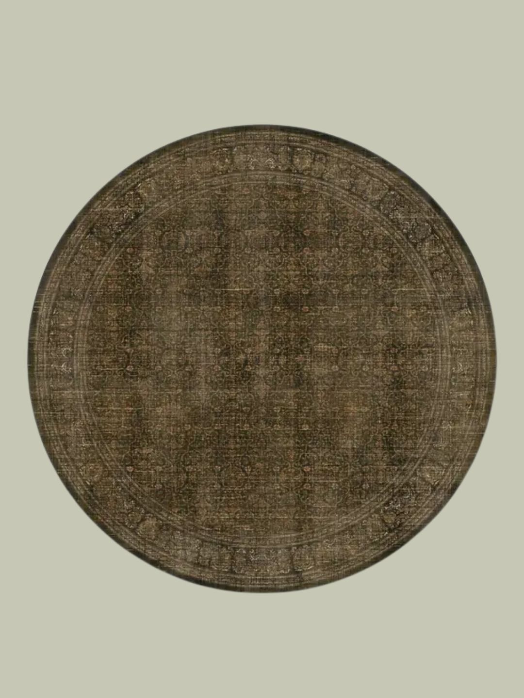 Ruggable UK, Vesper Olive Gold Tufted Rug, All-in-One