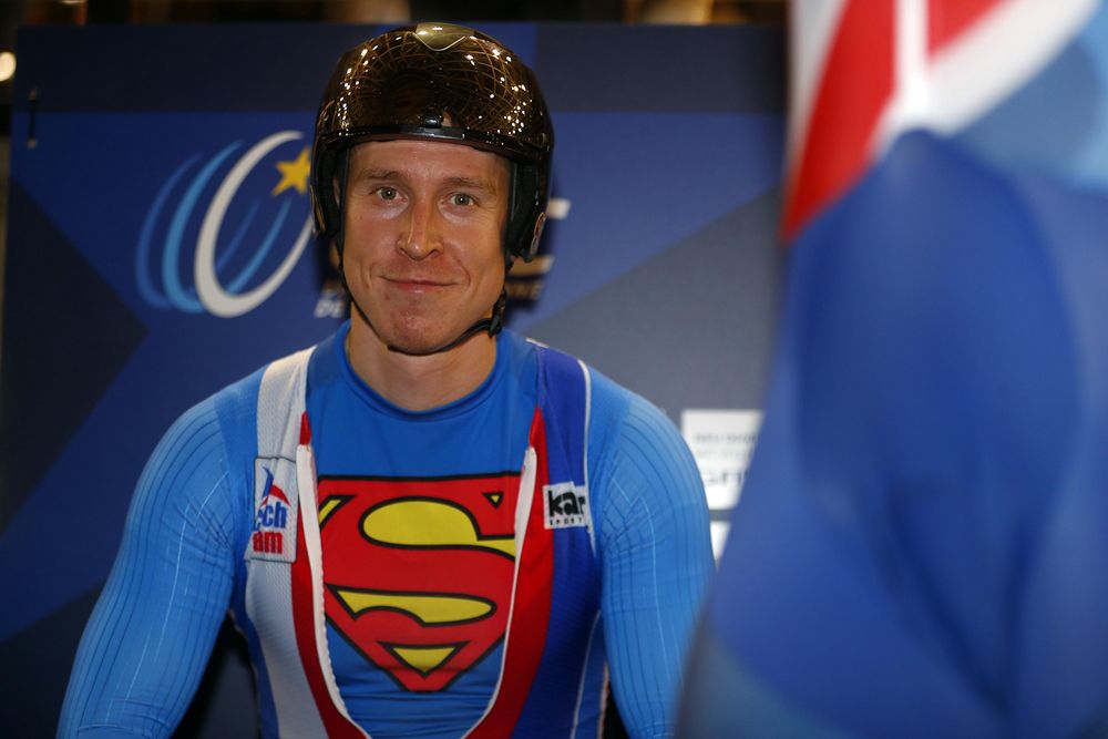Superman was on hand at the Euro championhships