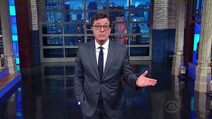 Stephen Colbert is a bit concerned about Trump and the Pentagon
