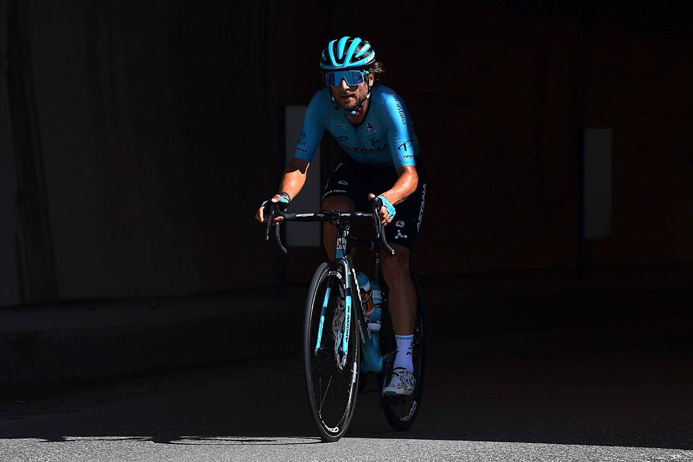 Manuele Boaro of Italy and Astana Pro Team / Tunnel / during the 102nd Giro d'Italia, Stage 19