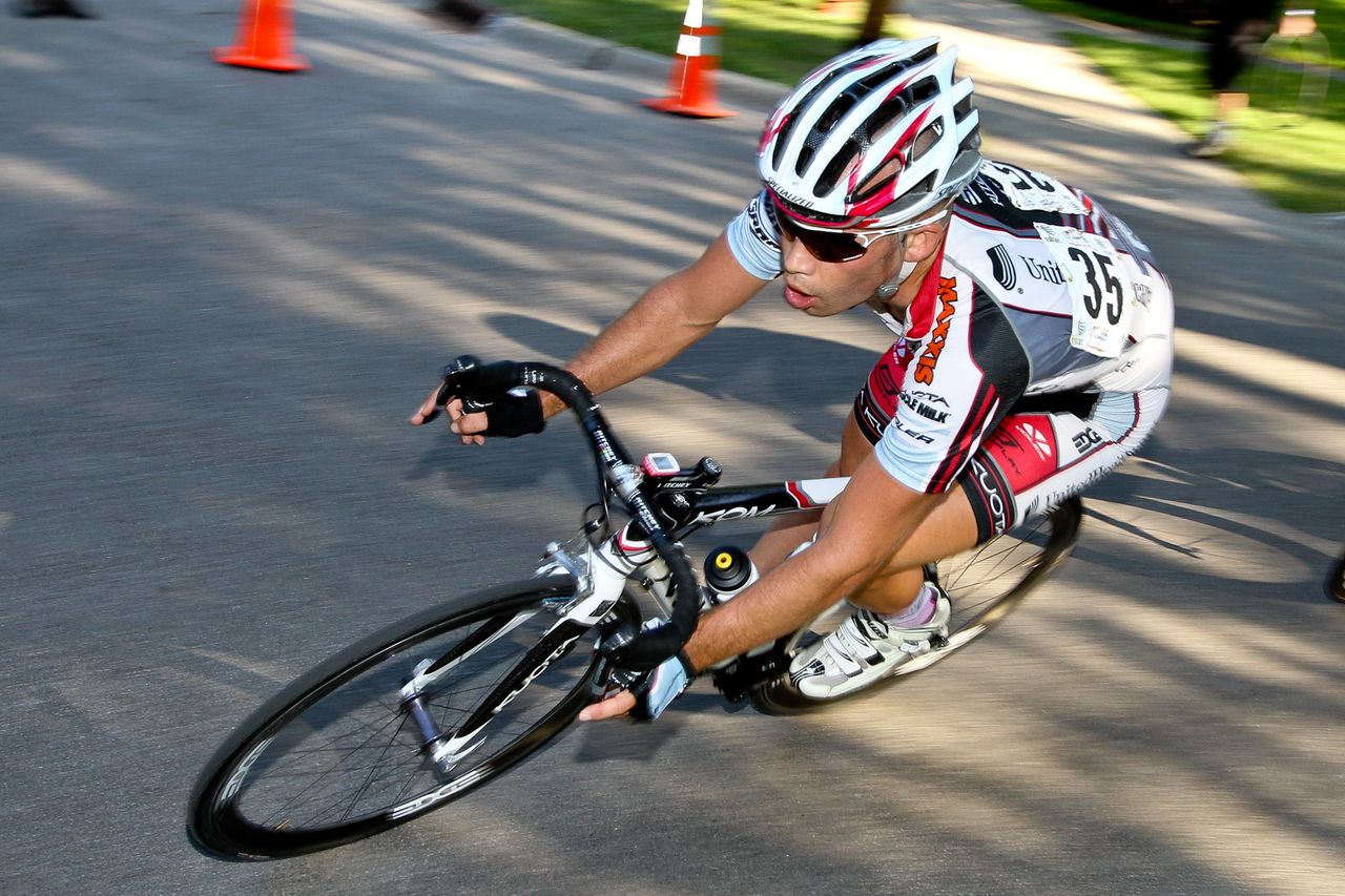 Jonny Clarke racing for UnitedHealthcare in the 2010 Glenco Grand Prix