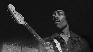 Jimi Hendrix onstage in 1968