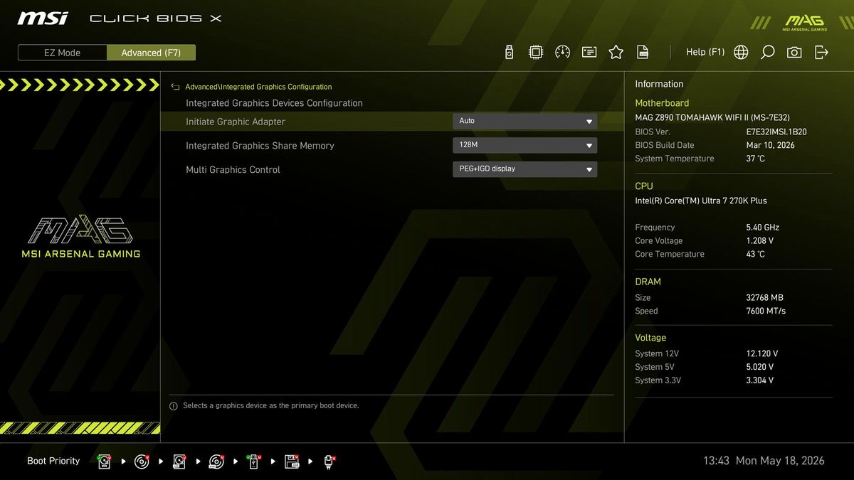 MSI MAG Z890 Tomahawk Wifi II