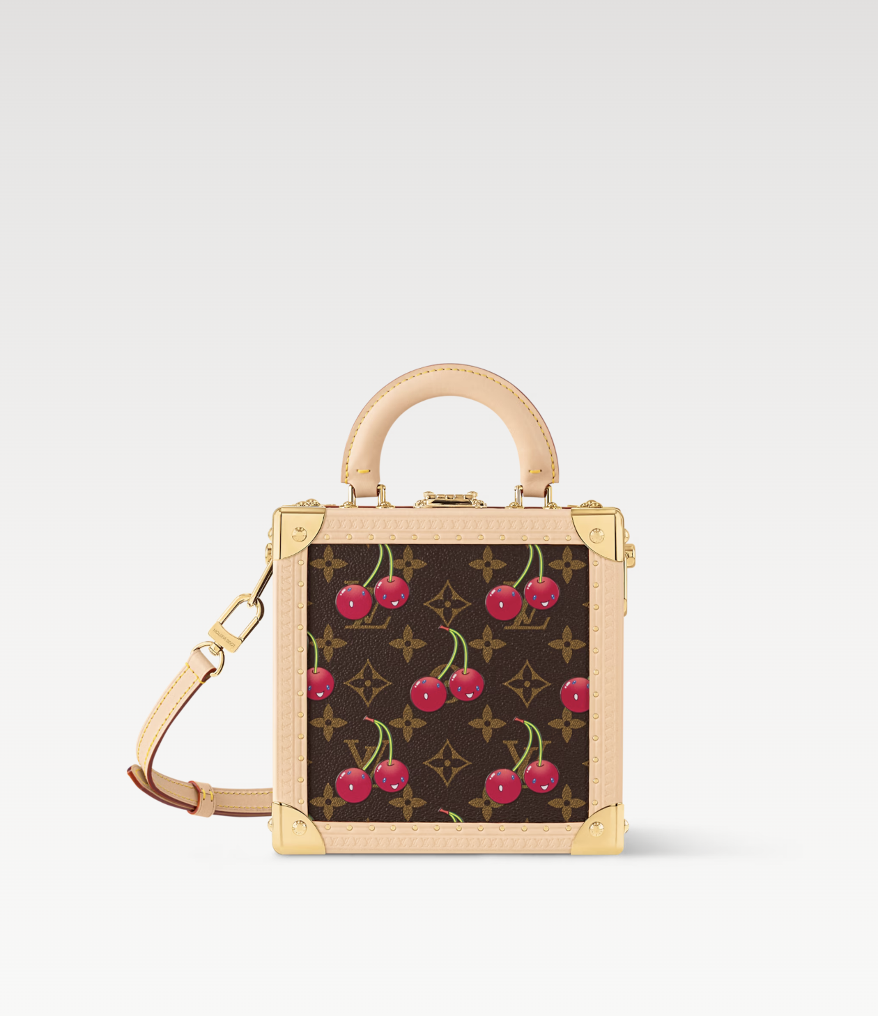 LV x TM, Cherry Mini Square Trunk