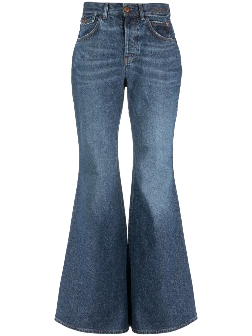 Chlo&amp;eacute; High-Rise Flared Jeans | 27