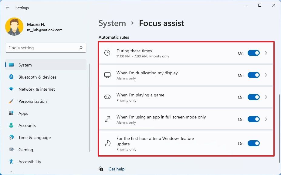 How To Use Focus Assist To Avoid Distractions In Windows Windows Central