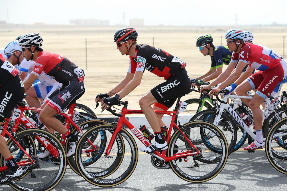 Tejay van Garderen riding the Abu Dhabi Tour's second stage