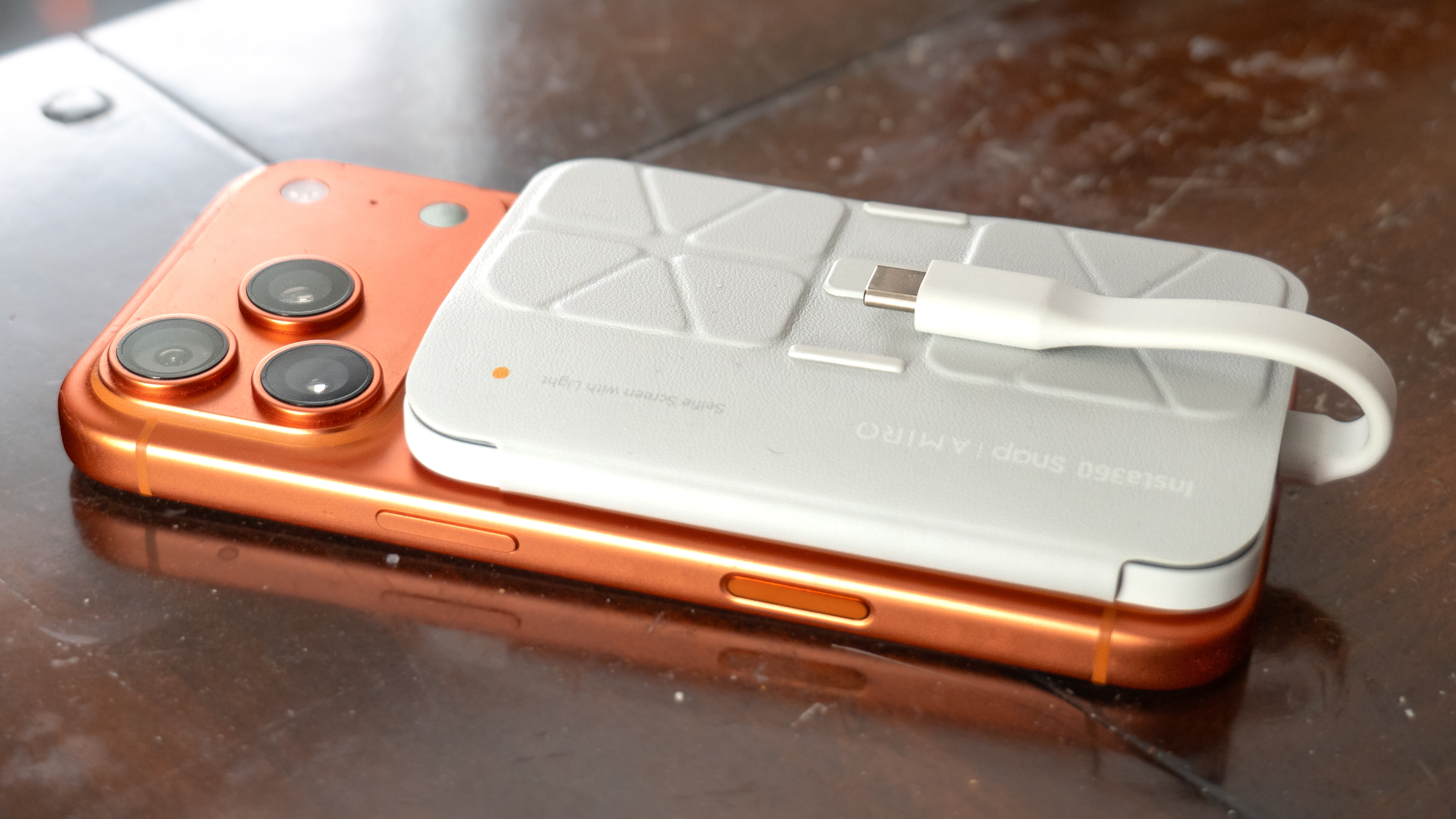 Insta360 Snap Selfie Screen on iPhone 17 Pro.