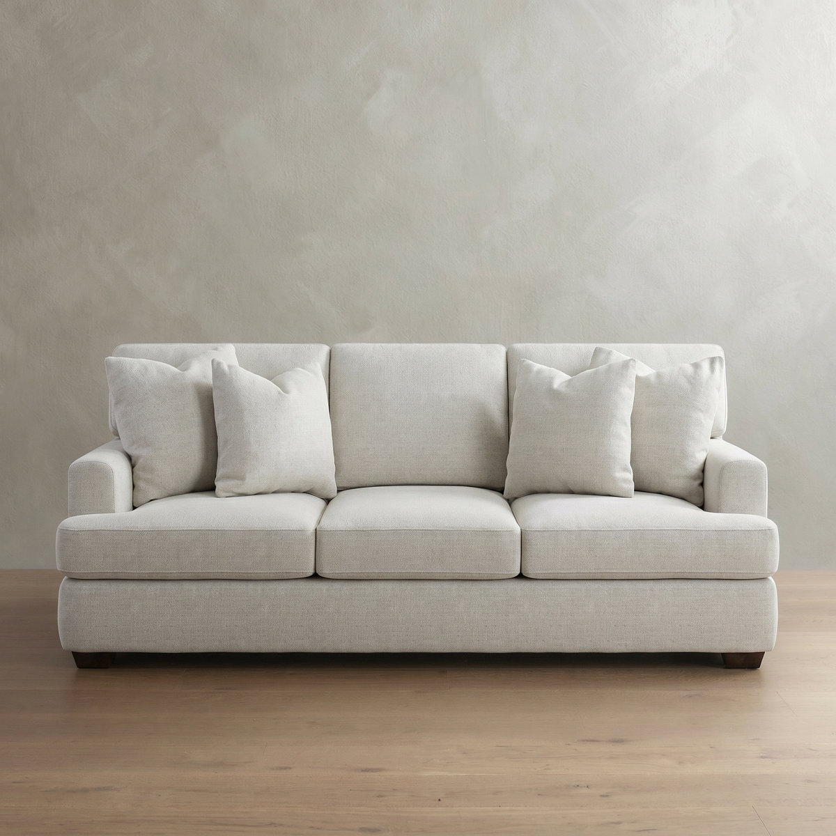 Wayfair Custom Upholstery&amp;trade; Emilio 90" Recessed Arm Sofa With Reversible Cushions &amp;amp; Reviews | Wayfair