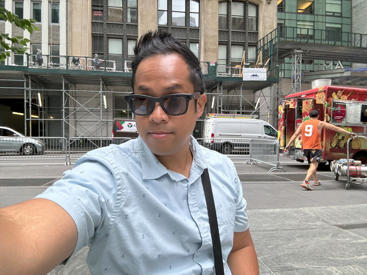 Apple iPhone 15 Plus selfie sample.