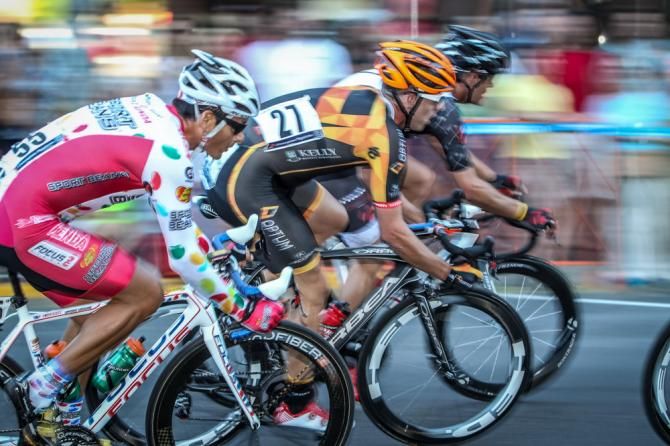 Freddie Rodriguez (Jelly Belly) takes a turn on the back side.