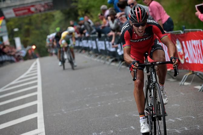 Philippe Gilbert (BMC) is on his way to winning the 2014 Amstel Gold Race