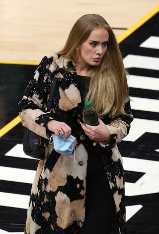 New Adele album - Adele attends Game Five of the NBA Finals between the Milwaukee Bucks and the Phoenix Suns at Footprint Center on July 17, 2021