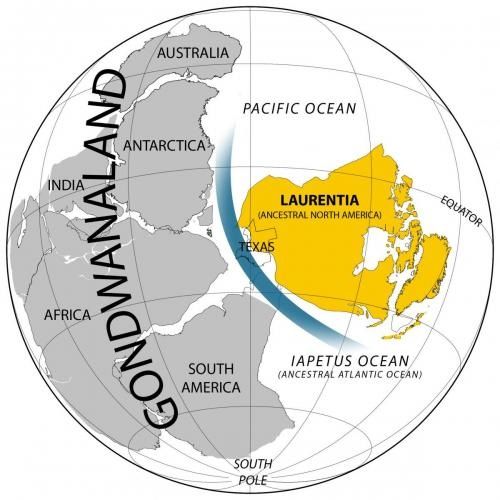 A ocean gateway connecting the Pacific and ancient Lapetus oceans may have opened up right before the Cambrian sea level rise. The ocean isolated Laurentia from the supercontinent Gondwana. 