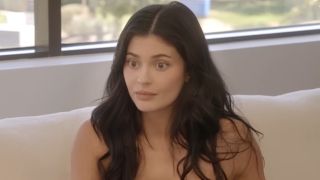 Kylie Jenner is shown on The Kardashians.