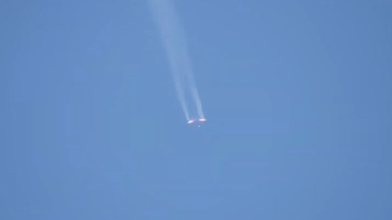 An Ariane 5 rocket designated VA249 launches the Intelsat 39 and EDRS-C communications satellites into orbit on Aug. 6, 2019.
