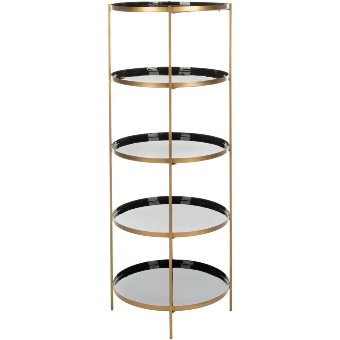 5-tier round bookshelf