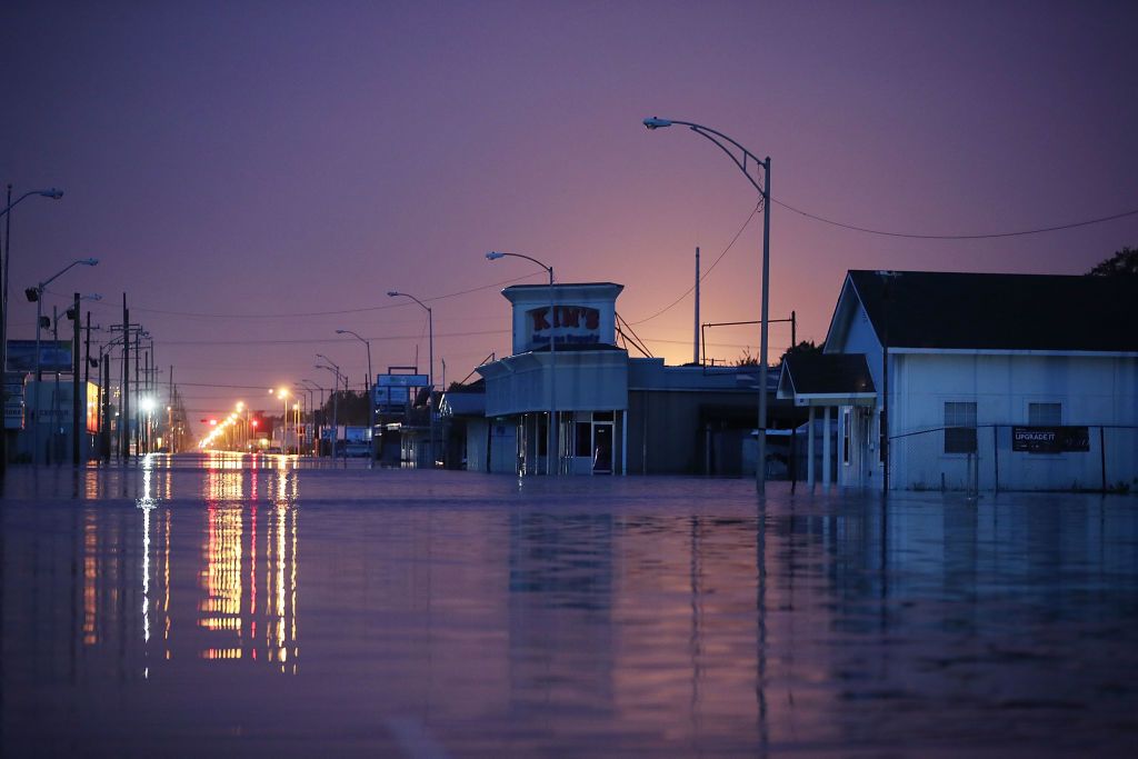 Hurricane Harvey floodwaters.