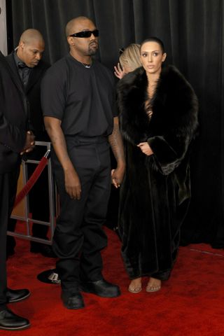 Bianca Censori and Kanye 'Ye' West at the 2025 Grammys