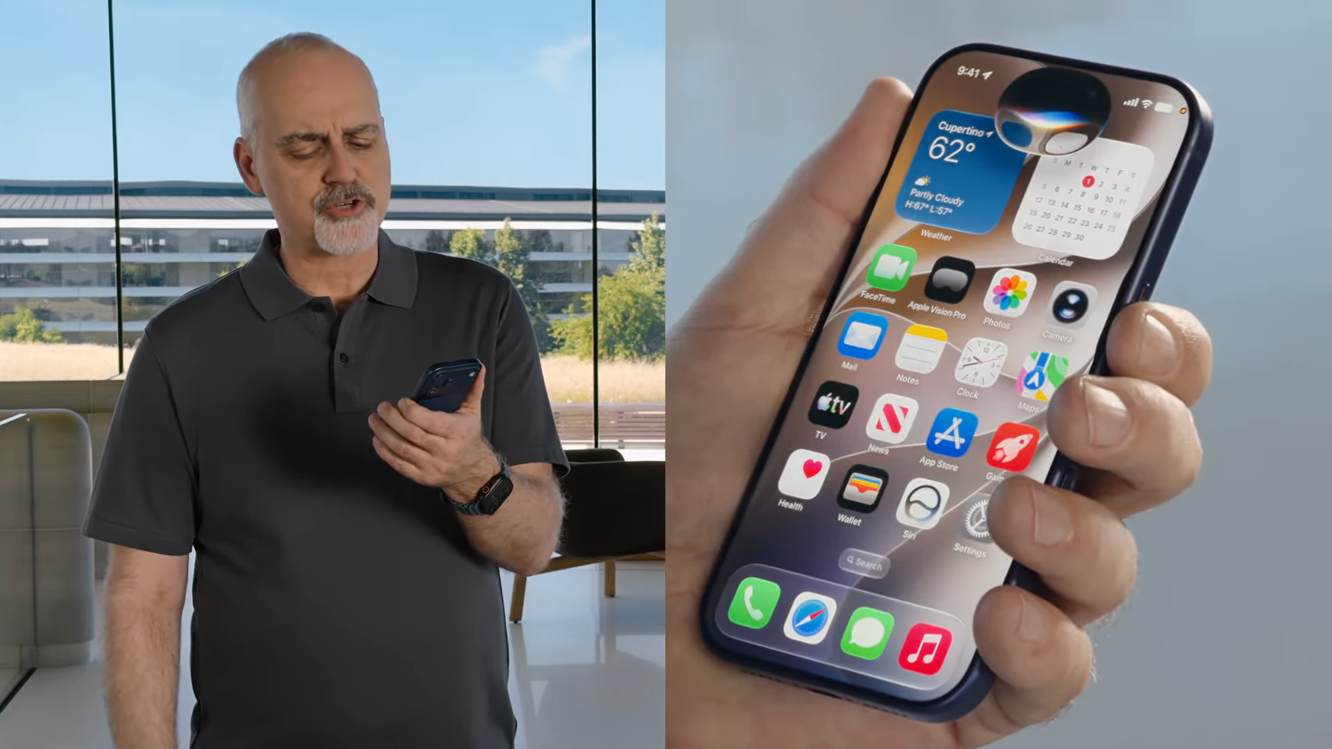 Siri AI demo at WWDC 2026
