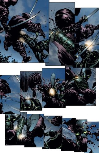 page from New Avengers featuring Ronin
