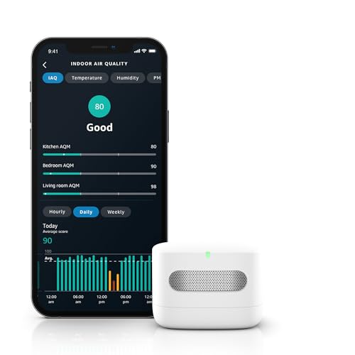 Amazon Smart Air Quality Monitor &amp;ndash; Know Your Air, Works With Alexa