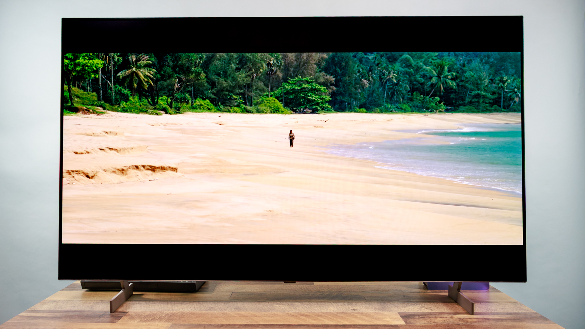 LG B6 OLED TV on a table