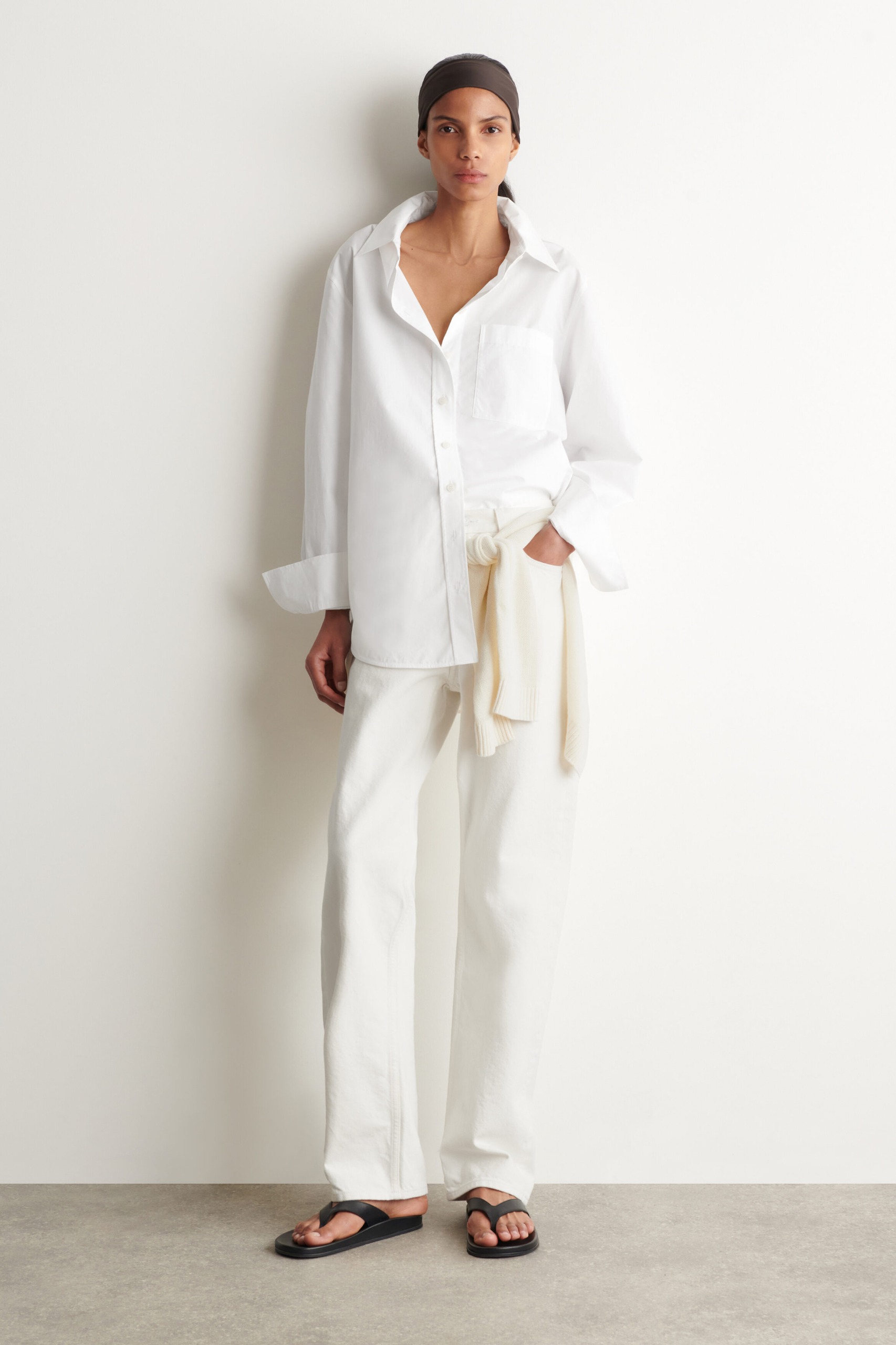 Chord Straight-Leg Jeans