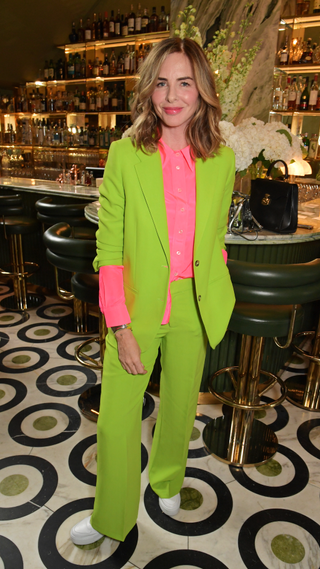 Trinny Woodall attends the 8th annual Lady Garden Foundation Ladies Lunch at Langan's Brasserie on September 29, 2022 in London, England