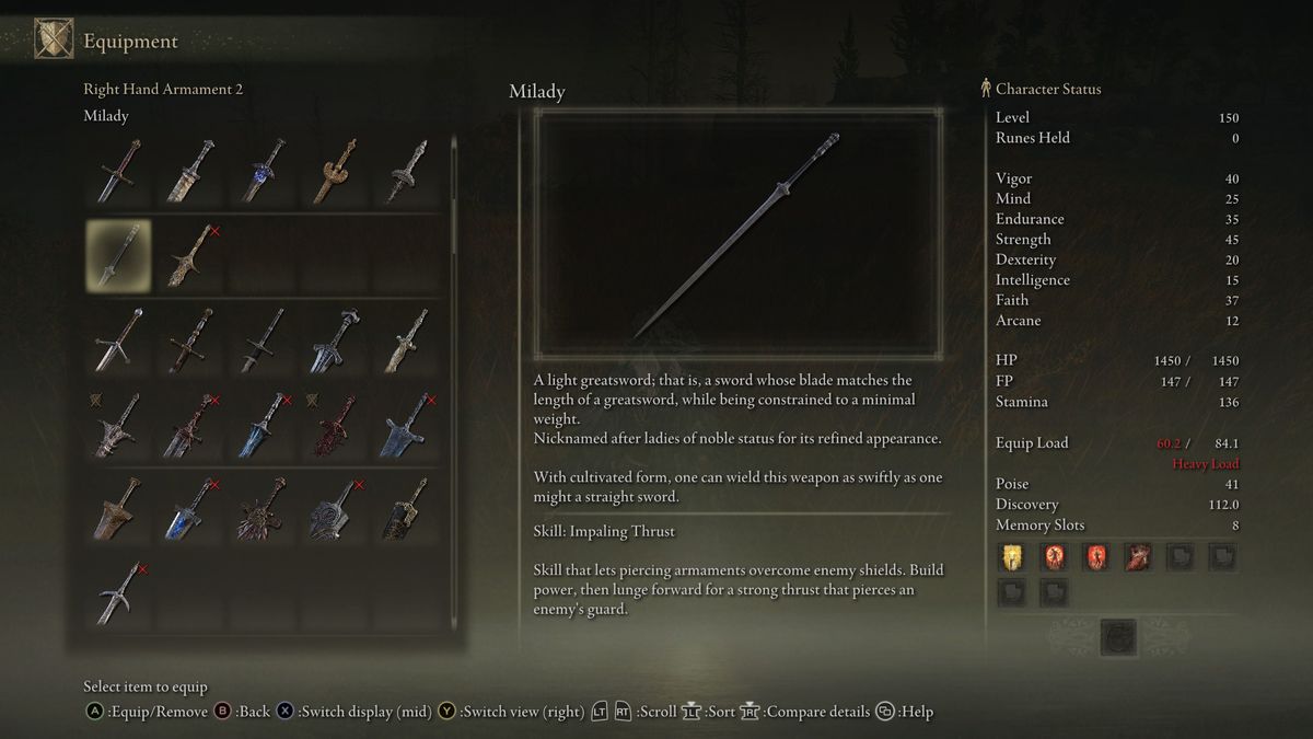 Elden Ring Shadow of the Erdtree best weapons