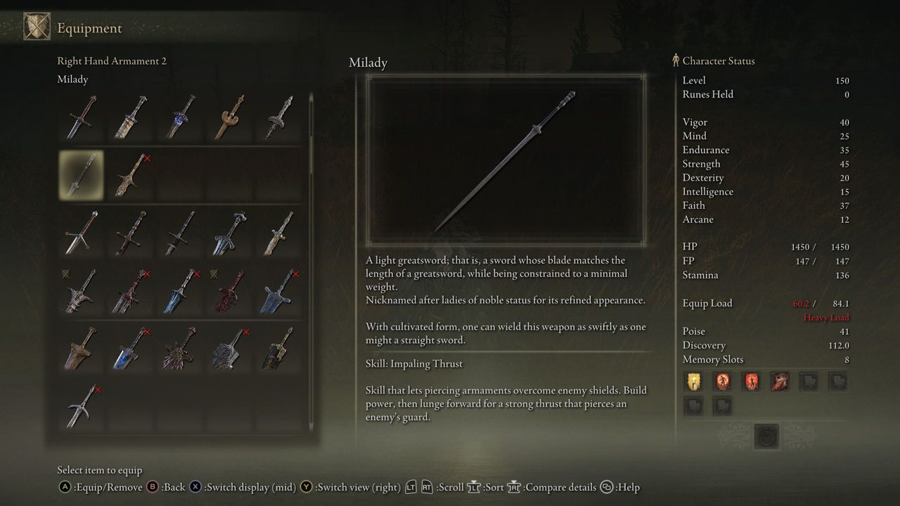 Elden Ring Shadow of the Erdtree best weapons