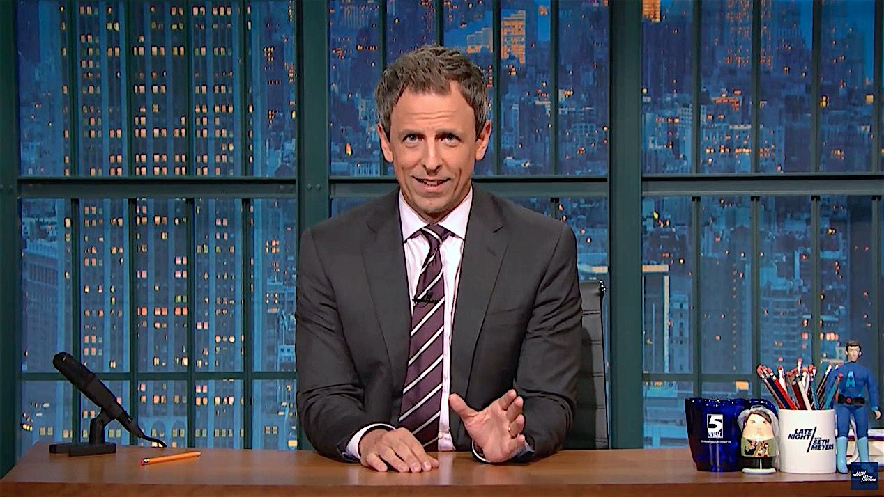 Seth Meyers tackles Trump models