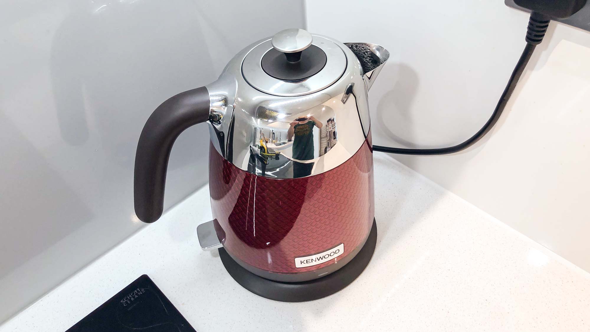 Kenwood Mesmerine Jug Kettle on kitchen counter