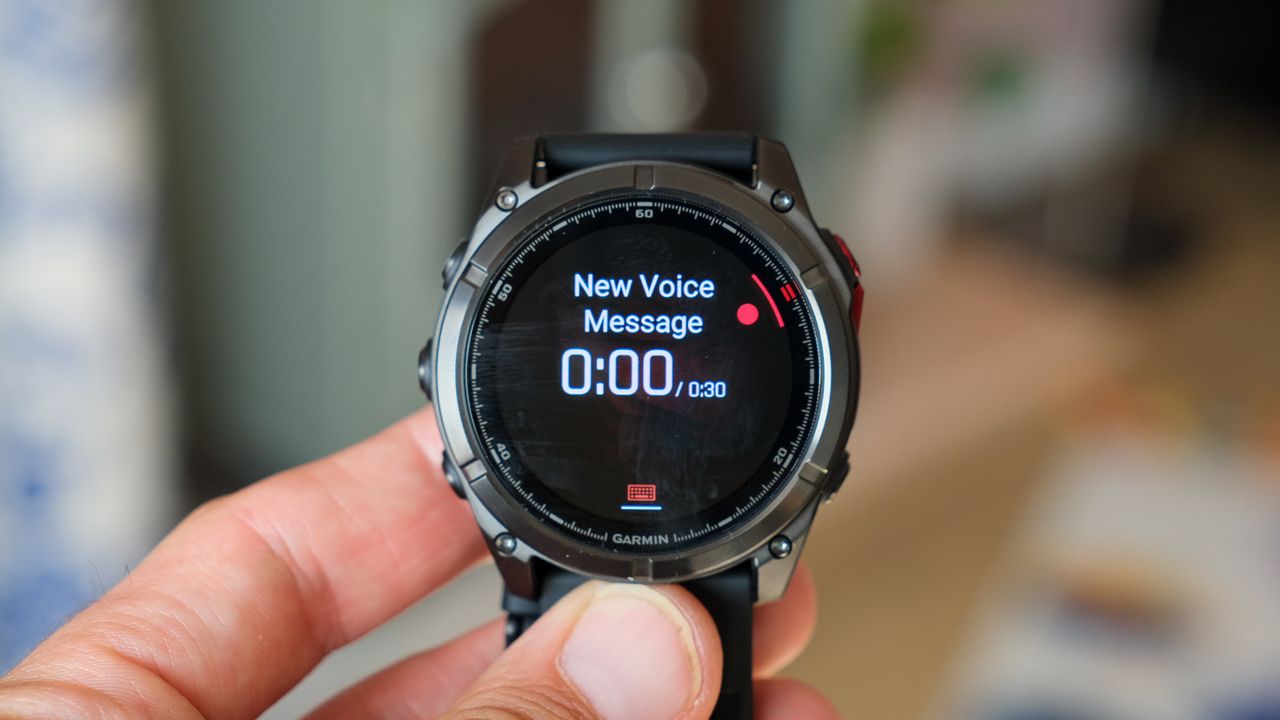 Garmin Fenix 8 Pro MicroLED in hand