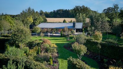 a Scottish home among green nature