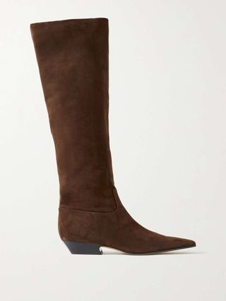 Khaite, Marfa Suede Knee Boots