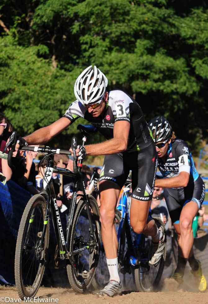 Ryan Trebon (Cannondale Cyclocrossworld.com) put in some attacks but could not get away